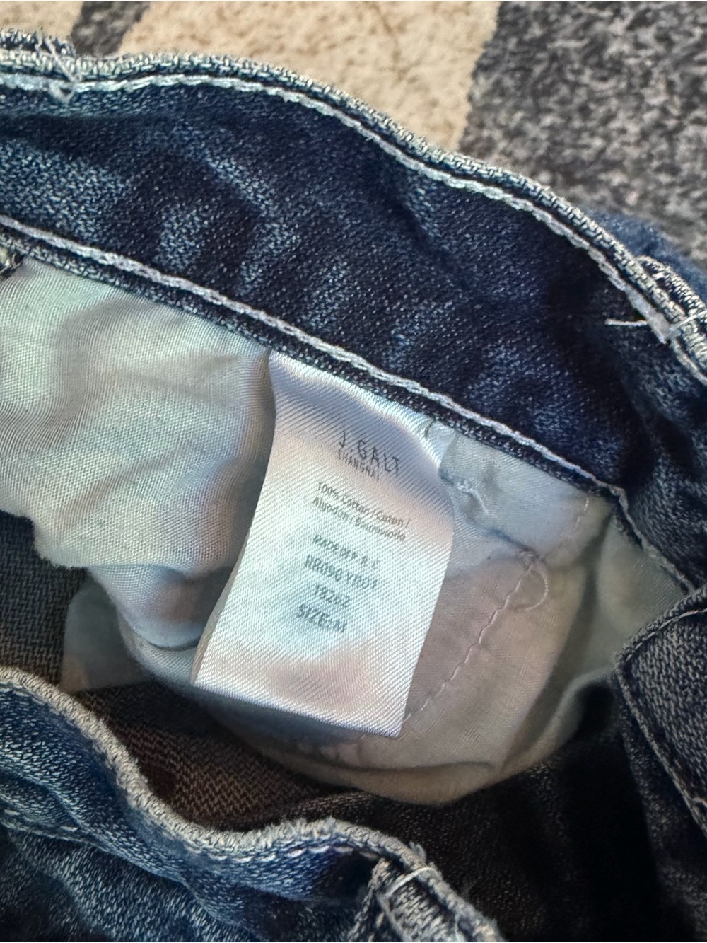 J Galt Carpenter Cut Off Denim Shorts Medium EEUC - Picture 3 of 6